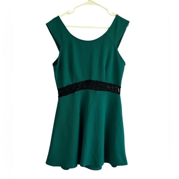Charlotte Russe MIDI Dress with Lace • Size: XL • Used - Picture 1 of 5